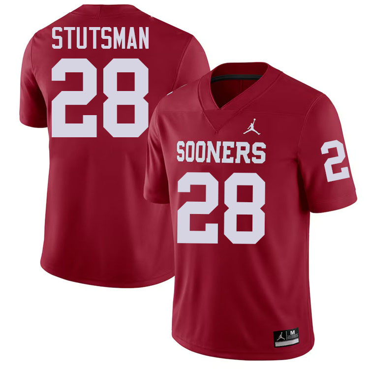 Danny Stutsman Oklahoma Sooners Jersey,Oklahoma Sooners Football Uniforms,Jersey-Crimson